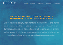 Tablet Screenshot of ospreytechnical.com